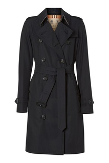 Черный двубортный тренч Burberry