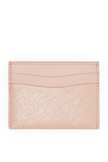 Розовая визитница с монограммой Burberry