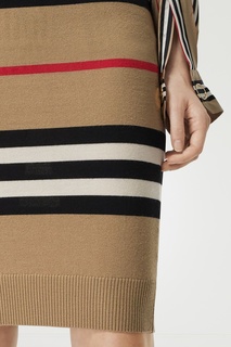 Трикотажная юбка в полоску Burberry