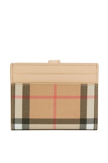 Бежевый футляр для карт Burberry