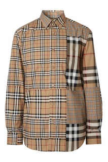 Рубашка в стиле пэчворк Burberry