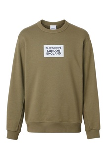 Свитшот зеленого цвета Burberry