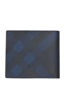 Складной кошелек синего цвета Burberry
