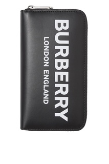 Кошелек на молнии с логотипом Burberry