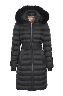 Пуховик со съемным капюшоном Burberry