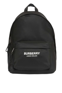 Черный рюкзак с логотипом Burberry
