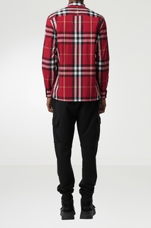 Красная рубашка в клетку Burberry