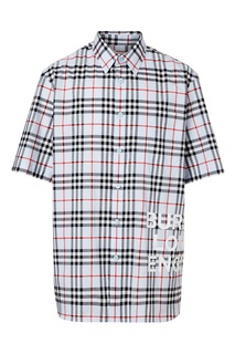 Серая клетчатая рубашка Burberry