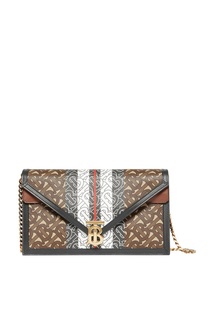 Бежевая сумка из материала e-canvas Burberry