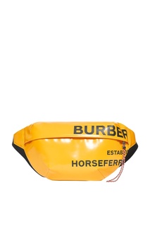 Желтая сумка с принтом Horseferry Burberry