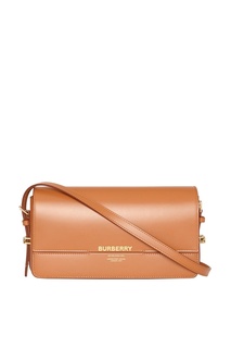 Коричневая сумка Grace с логотипом Horseferry Burberry