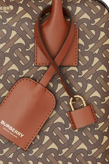 Коричневая сумка с монограммами Burberry