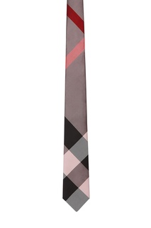 Лиловый галстук с принтами Burberry