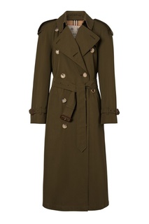 Тренч цвета хаки Burberry