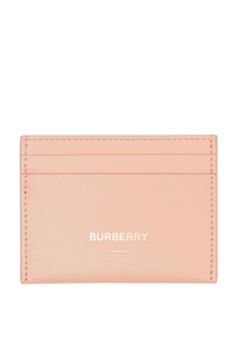 Бежевая визитница Burberry