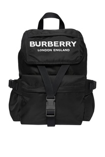 Черный текстильный рюкзак Burberry