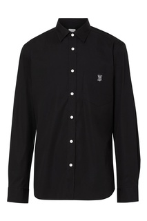 Черная рубашка с монограммой Burberry