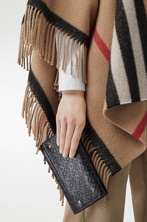 Черный кошелек с монограммами Burberry