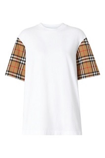 Футболка с рукавами в клетку Vintage Check Burberry