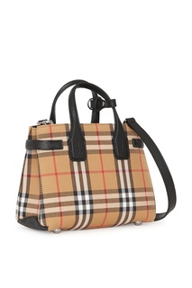 Бежевая сумка Baby Banner в клетку Burberry