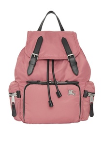 Розовый рюкзак из нейлона Burberry