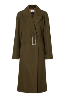 Пальто с широким поясом и разрезами Burberry