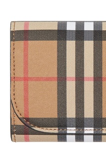 Крупный кошелек в клетку Burberry