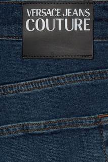 Темно-синие джинсы с пятью карманами Versace Jeans