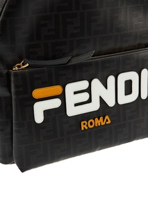 Черный рюкзак с монограммами FF Fendi