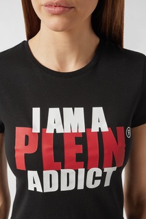 Черная облегающая футболка Philipp Plein