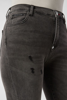 Укороченные серые джинсы Philipp Plein