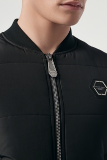 Черный стеганый жилет Philipp Plein