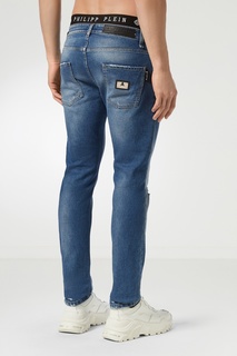 Джинсы с потертостями Philipp Plein