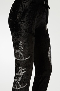 Бархатные спортивные брюки с черепом Philipp Plein