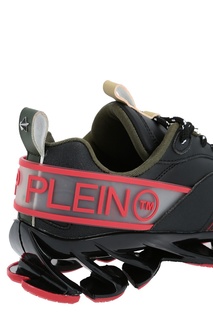 Комбинированные кроссовки с отделкой Philipp Plein