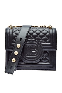 Прямоугольная сумка черного цвета B-Bag Balmain