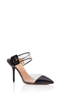 Черные мюли Optic Mule 85 Aquazzura