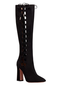 Черные сапоги Medina Boot 105 Aquazzura