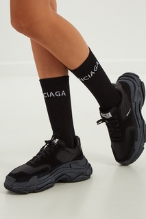 Черные кроссовки Triple S Balenciaga