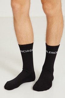 Черные носки с логотипом Balenciaga Man
