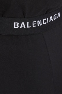 Черные джоггеры Logo Balenciaga