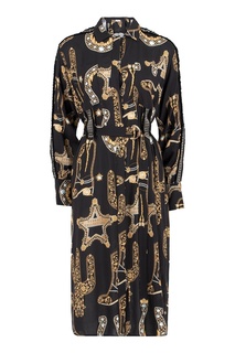 Черное платье-рубашка Versace Collection