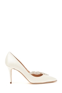 Белые туфли Nadira Manolo Blahnik