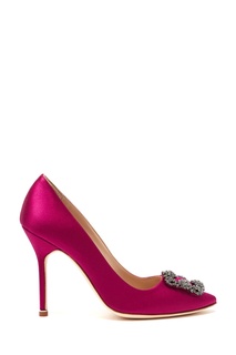 Темно-розовые туфли Hangisi Manolo Blahnik