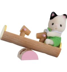 Игровой набор Sylvanian Families Котенок на качелях