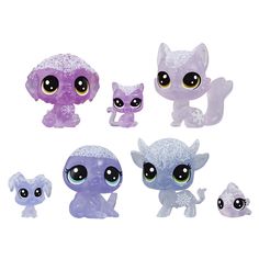 Игровой набор Littlest Pet Shop Холодное царство 7 петов фиолетовый