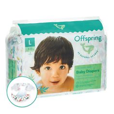 Подгузники Offspring Котики р. L (9-13 кг) шт.
