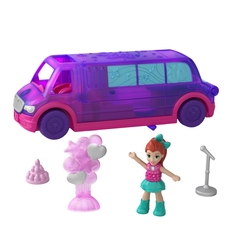 Игровой набор Polly Pocket Лимузин для вечеринок 4 см