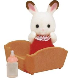 Игровой набор Sylvanian Families Малыш Шоколадный Кролик 4.5 см