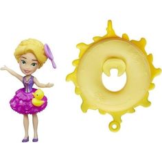 Кукла Disney Princess Принцесса плавающая на круге Рапунцель 8 см